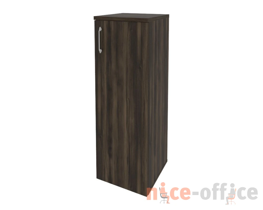 Шкаф средний узкий правый (1 средний фасад ЛДСП) 400x420x1207 Оникс / Onix
