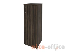 Шкаф средний узкий правый (1 средний фасад ЛДСП) 400x420x1207 Оникс / Onix images