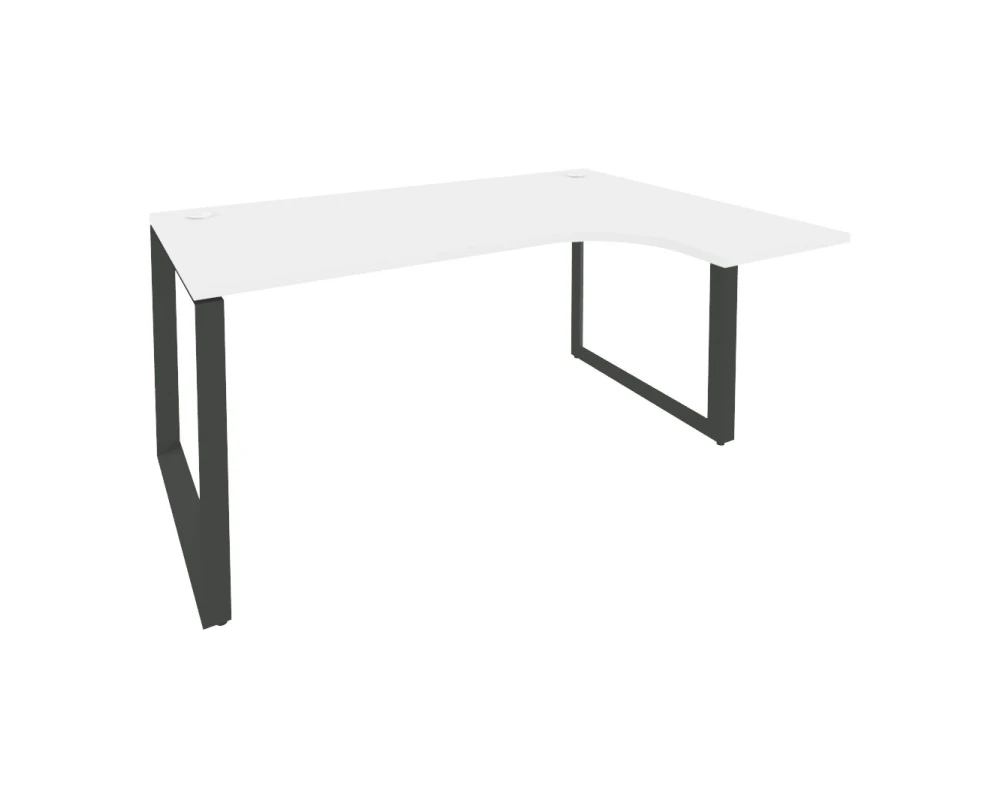 Стол эргономичный правый на О-образном м/к 1580x1180x750 (800/460) Оникс / Onix