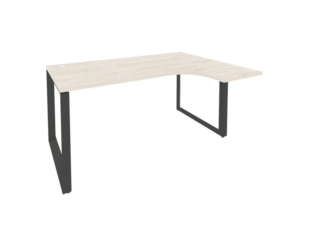 Стол эргономичный правый на О-образном м/к 1580x1180x750 (800/460) Оникс / Onix