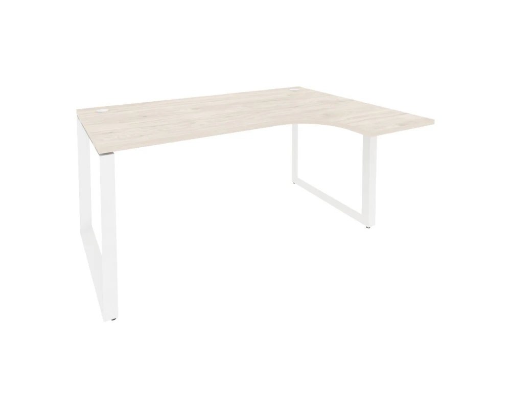 Стол эргономичный правый на О-образном м/к 1580x1180x750 (800/460) Оникс / Onix