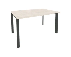 Стол переговорный (1 столешница) на П-образном м/к 1380x980x750 Оникс / Onix images