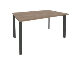 Стол переговорный (1 столешница) на П-образном м/к 1380x980x750 Оникс / Onix images