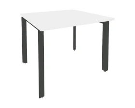 Стол переговорный (1 столешница) на П-образном м/к 980x980x750 Оникс / Onix images