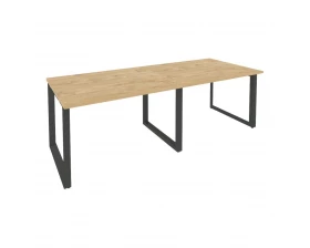 Стол переговорный (2 столешницы) на О-образном м/к 2360x980x750 Onix images