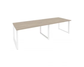 Стол переговорный (2 столешницы) на О-образном м/к 2760x980x750 Onix images