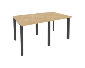 Стол переговорный (2 столешницы) на П-образном м/к 1560x980x750 Onix images