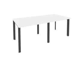 Стол переговорный (2 столешницы) на П-образном м/к 1960x980x750 Оникс / Onix images