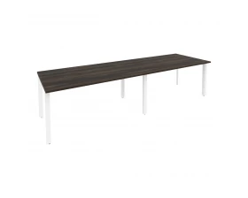 Стол переговорный (2 столешницы) на П-образном м/к 3160x980x750 Onix images