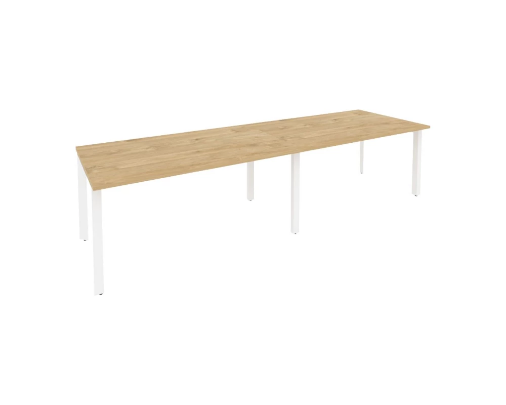 Стол переговорный (2 столешницы) на П-образном м/к 3160x980x750 Onix