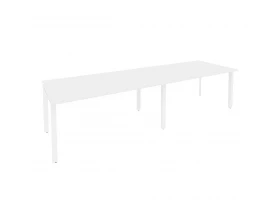 Стол переговорный (2 столешницы) на П-образном м/к 3160x980x750 Onix images