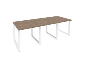 Стол переговорный (3 столешницы) на О-образном м/к 2340x980x750 Onix images