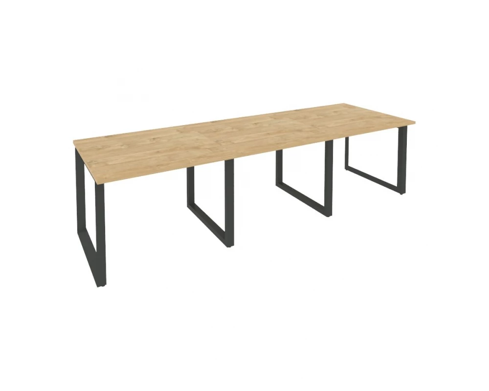 Стол переговорный (3 столешницы) на О-образном м/к 2940x980x750 Onix