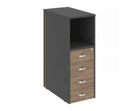 Тумба 4 ящика завершающая, левая Onix images