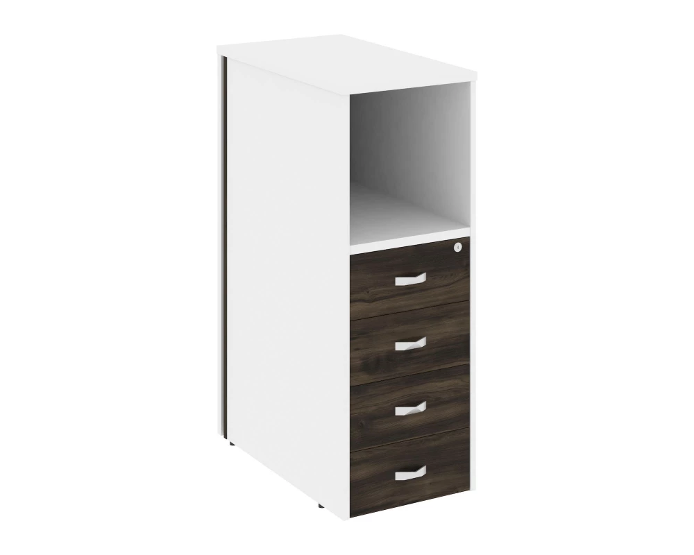 Тумба 4 ящика завершающая, левая Onix