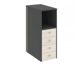 Тумба 4 ящика завершающая, левая Onix images