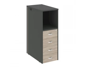 Тумба 4 ящика завершающая, правая Onix images