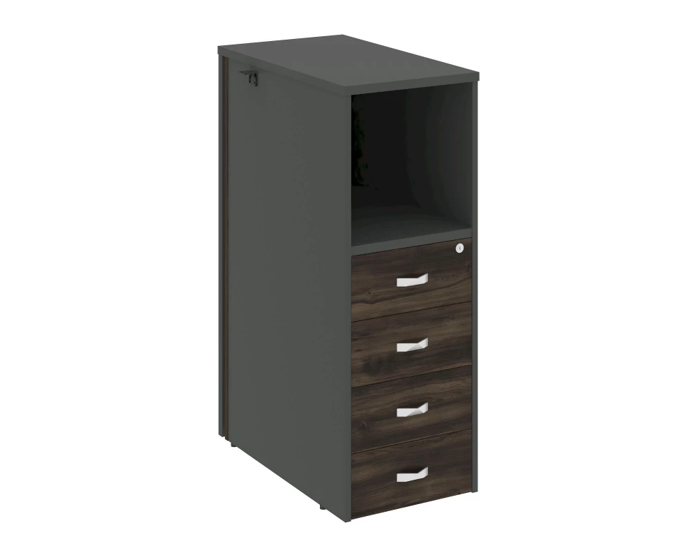 Тумба 4 ящика завершающая, правая Onix