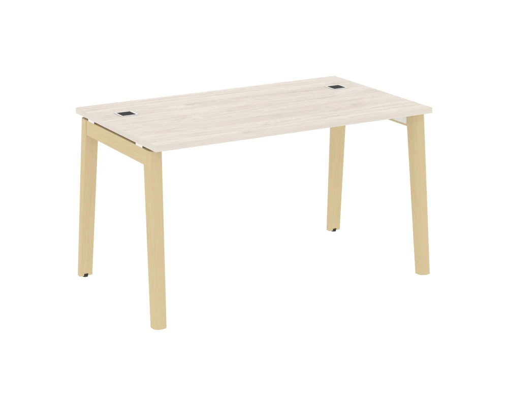 Стол для руководителя, опоры - массив дерева 138x80x75 Оникс Вуд Директ / Onix Wood Direct