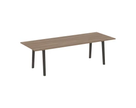 Стол переговорный, опоры - массив дерева 258x98x75 Оникс Вуд Директ / Onix Wood Direct images