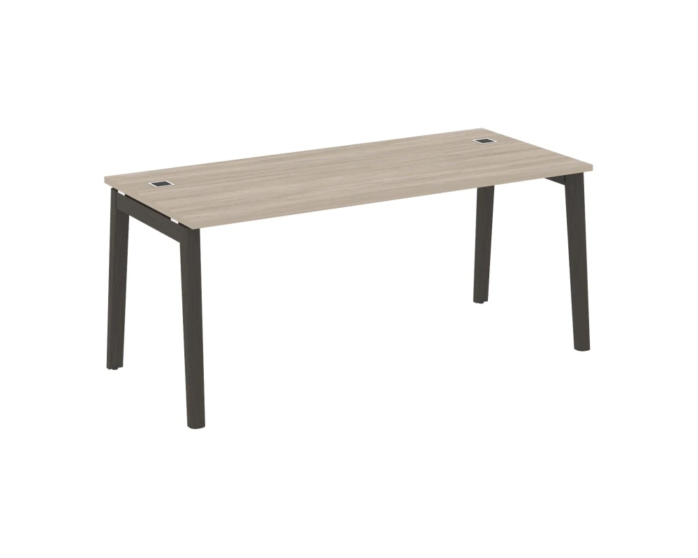 Стол рабочий руководителя, опоры - массив дерева 178x80x75 Оникс Вуд Директ / Onix Wood Direct