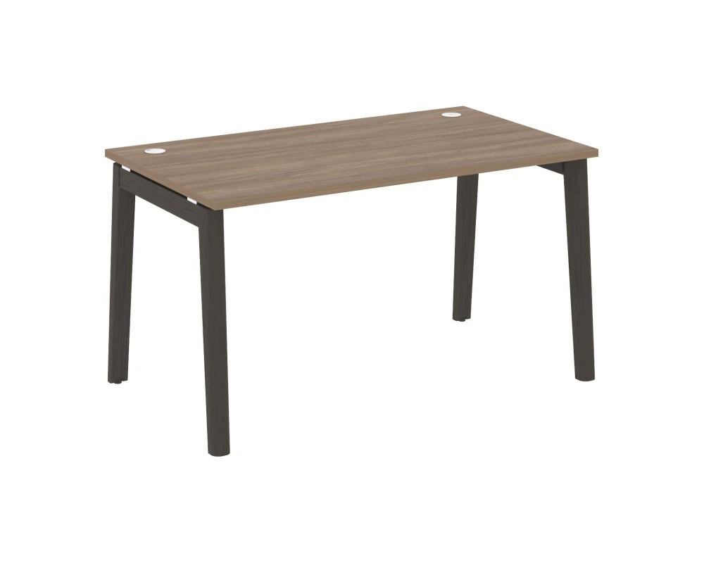 Стол письменный, опоры - массив дерева 138x80x75 Оникс Вуд / Onix Wood