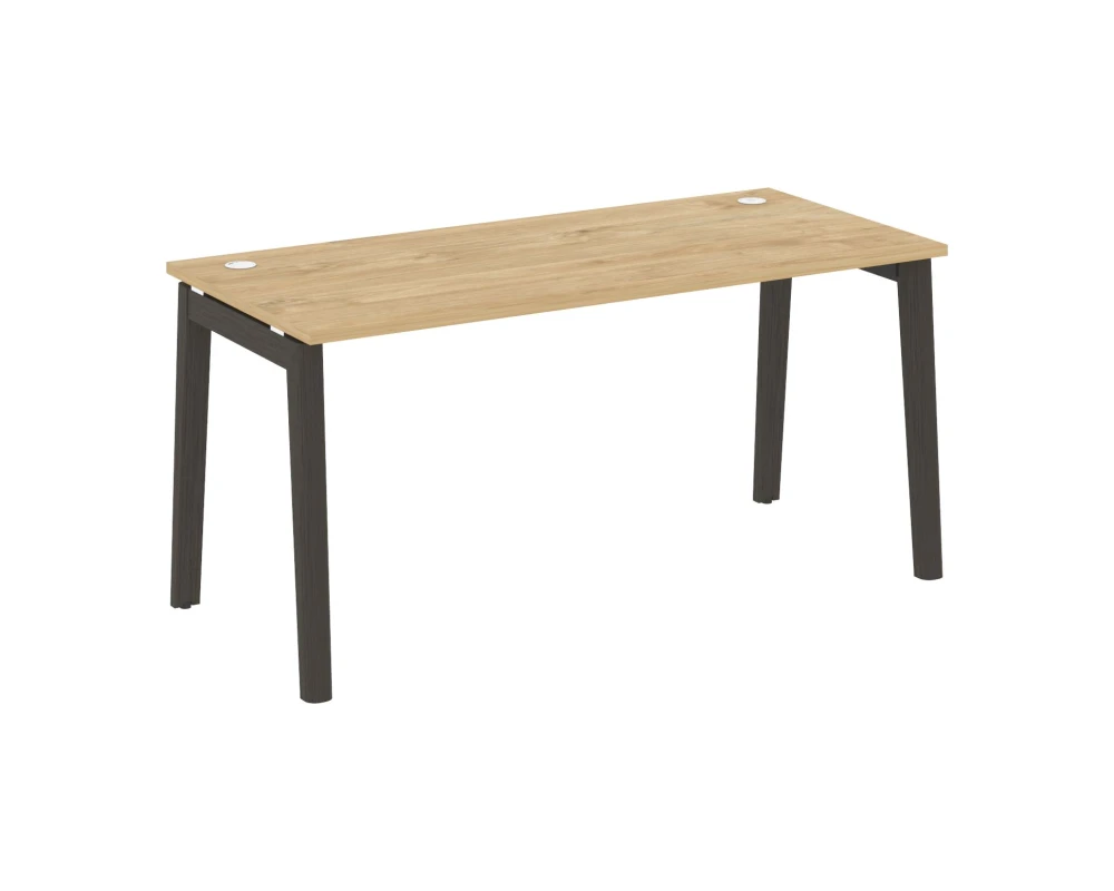 Стол письменный, опоры - массив дерева 158x72x75 Оникс Вуд / Onix Wood