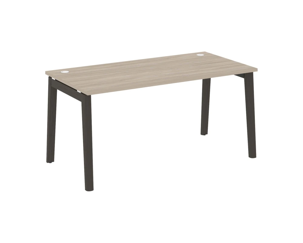Стол письменный, опоры - массив дерева 158x80x75 Оникс Вуд / Onix Wood