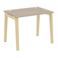 Дуб аттик/Дуб светлый/Металл белый