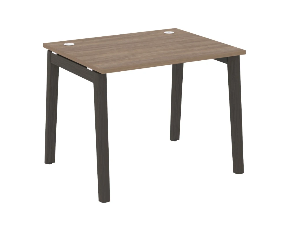 Стол письменный, опоры - массив дерева 98x80x75 Оникс Вуд / Onix Wood