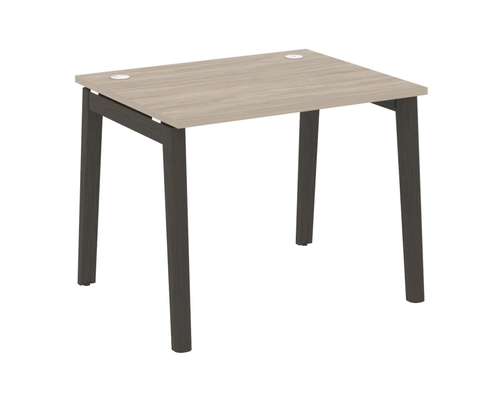 Стол письменный, опоры - массив дерева 98x80x75 Оникс Вуд / Onix Wood