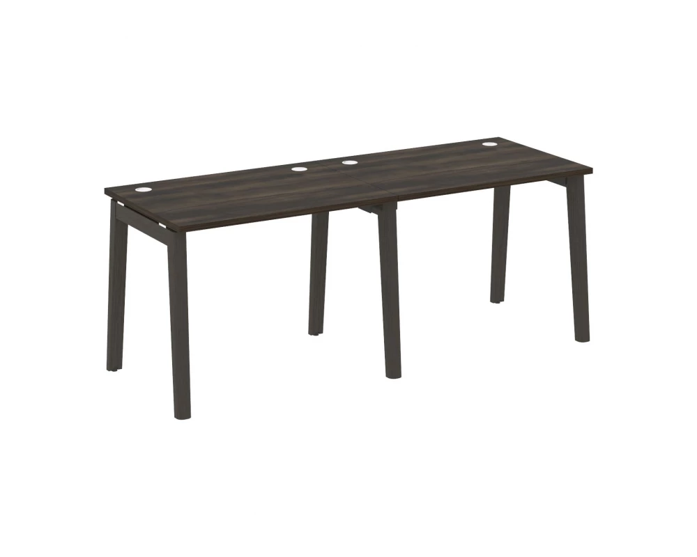 Рабочая станция, опоры - массив дерева 196x72x75 Оникс Вуд / Onix Wood