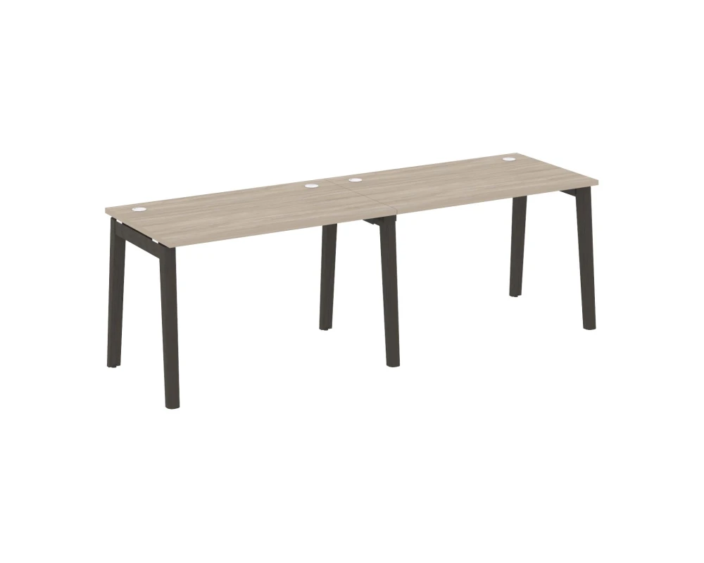 Рабочая станция, опоры - массив дерева 236x72x75 Оникс Вуд / Onix Wood