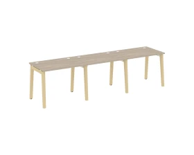 Рабочая станция, опоры - массив дерева 294x72x75 Оникс Вуд / Onix Wood images
