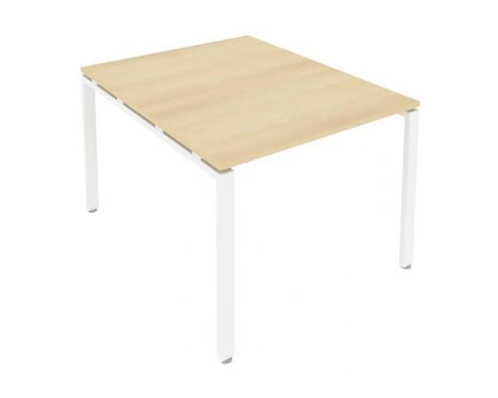 Переговорный стол (1 столешница) на П-образном м/к 100x123,5x75 Metal System