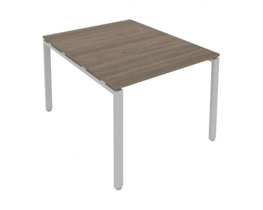 Переговорный стол (1 столешница) на П-образном м/к 100x123,5x75 Metal System