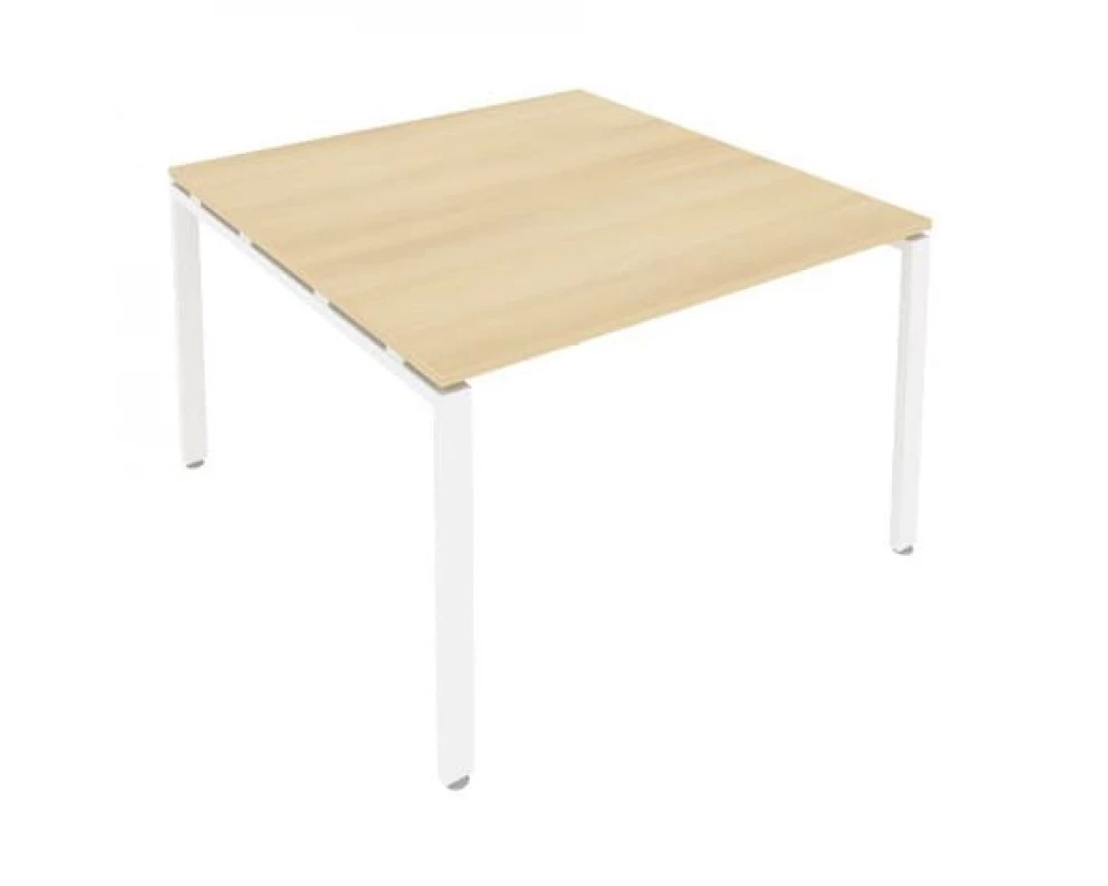 Переговорный стол (1 столешница) на П-образном м/к 120x123,5x75 Metal System