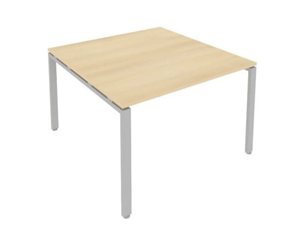 Переговорный стол (1 столешница) на П-образном м/к 120x123,5x75 Metal System