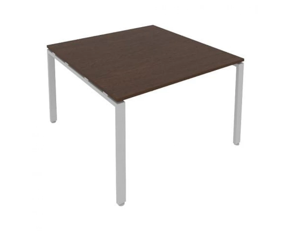 Переговорный стол (1 столешница) на П-образном м/к 120x123,5x75 Metal System