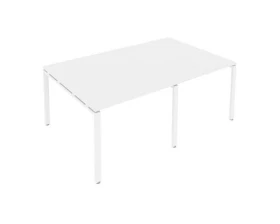 Переговорный стол (2 столешницы) на П-образном м/к 200x123,5x75 Metal System images