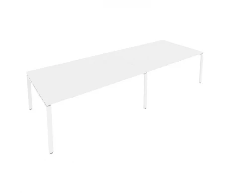 Переговорный стол (2 столешницы) на П-образном м/к 360x123,5x75 Metal System