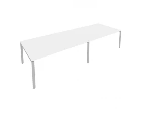 Переговорный стол (2 столешницы) на П-образном м/к 360x123,5x75 Метал Систем / Metal System images