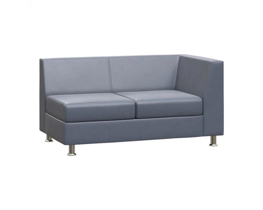 Секция с подлокотником двухместная левая Prime