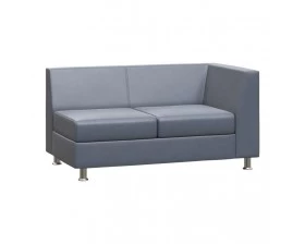 Секция с подлокотником двухместная левая Prime images