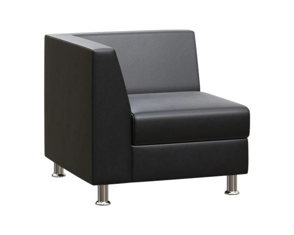 Секция с подлокотником одноместная правая Прайм / Prime