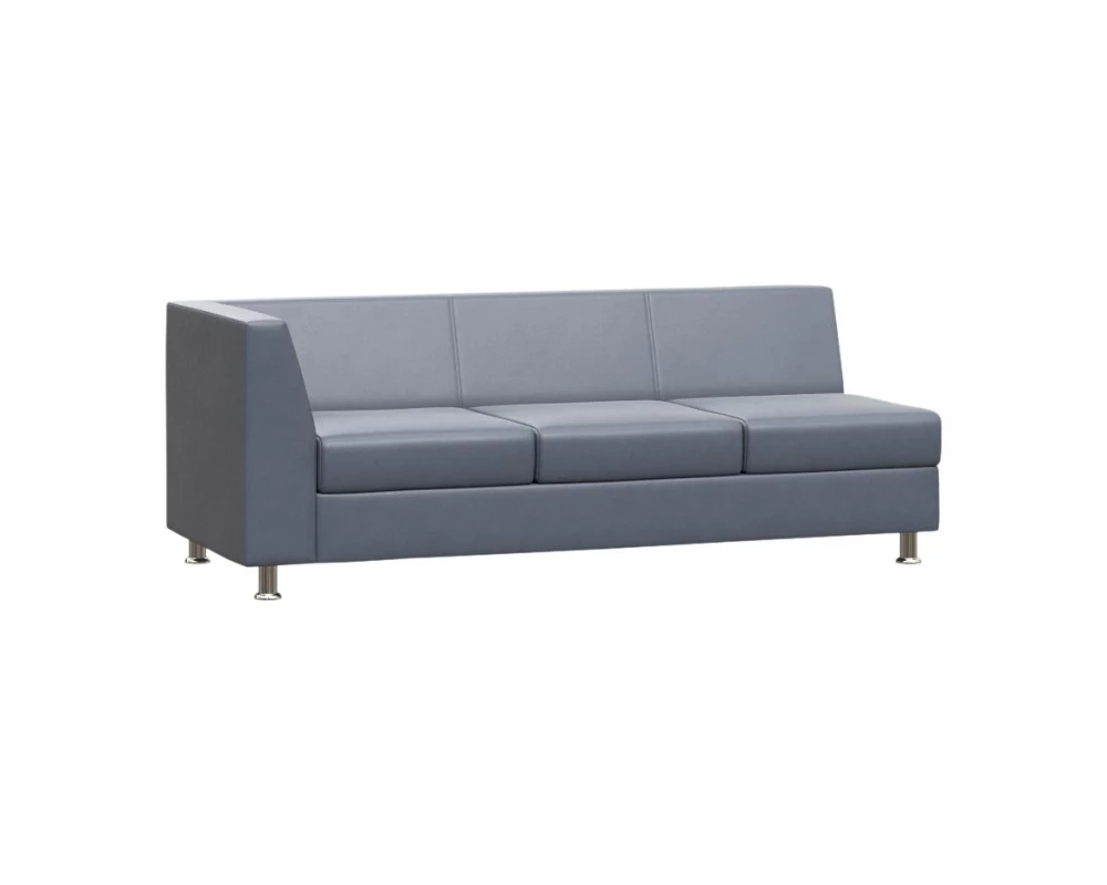 Секция с подлокотником трехместная правая Prime