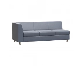 Секция с подлокотником трехместная правая Prime images