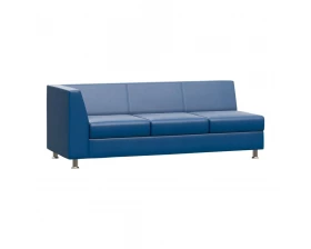 Секция с подлокотником трехместная правая Prime images