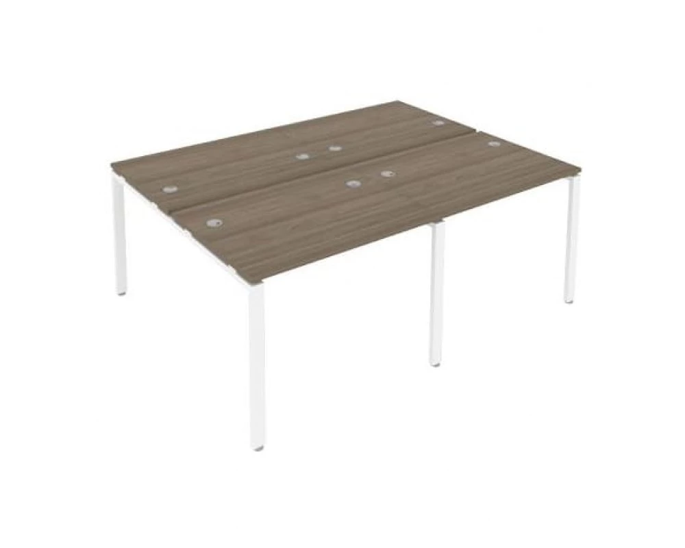 Рабочая станция на 4 раб.места на П-образном м/к 200x147,5x75 Metal System