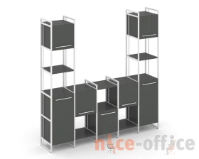 Шкаф комбинированый RF.NS-001 2020x396x2010 Рифт / Rift images